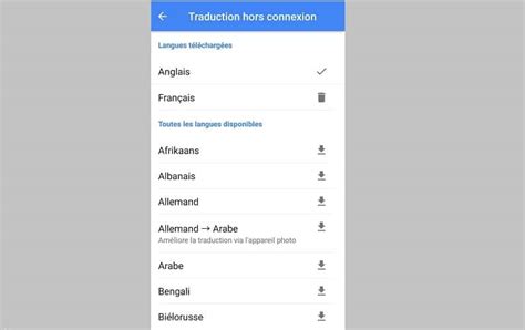 Télécharger et utiliser Google Traduction